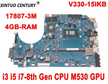 17807-3 М дънна Платка за лаптоп Lenovo V330-15IKB дънна Платка с процесор i3 i5 i7 8th поколение M530 GPU 4 GB оперативна памет DDR4 са 100% тествани