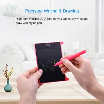 4 4-инчов LCD дъска За писане Електронен бележник За Изготвяне на Таблет За Писане Детски Семеен бележник За Рисуване Многократно Използване