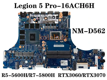 5B21C22068 За Lenovo Legion 5 Pro-16ACH6H дънна Платка на лаптоп NM-D562 С процесор R5-5600H/ах италиански хляб! r7-5800H GPU RTX3060 6G/RTX3070 8G DDR4