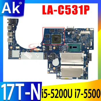 ABW70 LA-C531P за дънната платка на лаптоп HP Envy 17T-N M7-N с i5-5200U i7-5500U 940M 2GB-GPU 813681-001 813681-601 813680-601