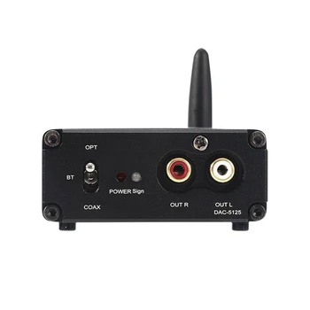 APTX-HD Bluetooth 5.1 декодер QCC5125 ES9038Q2M коаксиален влакна RCA модул САМ за домашно кино