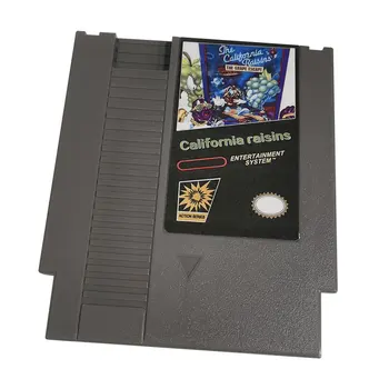 California Raisins: The Grape Escape NES Касета 72 Pin Ретро Класическа Детска карта за 8-Битова конзола Развлекателна система