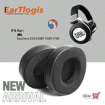 EarTlogis Нов Прием на Сменяеми Амбушюры за JBL Synchros E50 E50BT S500 S700 E50 БТ Слушалки Калъф За Слушалки Възглавници Амбушюры