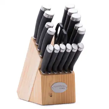 Hampton Forge™ Epicure - набор от ножевых блокове от 17 теми, набор от кухненски ножове, държач за ножове