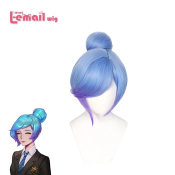 L-e-mail перука, изработени от синтетична коса Играта LOL Star 