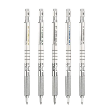 OHTO PM-1500P Механичен молив 0,3 0,4 0,5 0,7 0,9 мм и метален с нисък център на тежестта, точна фигура, японски ученически пособия