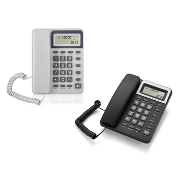 P82F TSD-813 домашен стационарен телефон, настолен телефон с идентификацията на повикващия