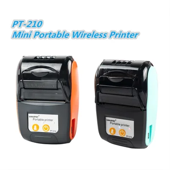 PT-210 58 мм безжичен портативен мини принтер Bluetooth/проверка чрез термотрансферен печат за бизнес консумативи, чек/магазин