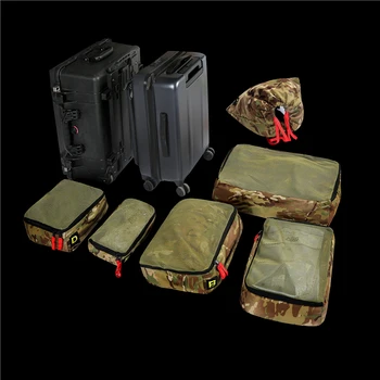 SMTP DH1 Военна твърда чанта за съхранение на багаж, пътни съоръжения, вградена довършителни операции чанта, комплект за военна чанти 6 в 1