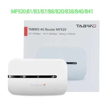 Tabwd MF920 джобен LTE 4G рутер Безжичен lte wifi модем рутер, сим-карти MIFI имат точка за достъп