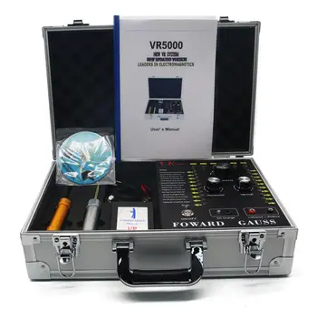 VR5000 70 м и 1500 м подземен детектор за метал с по-голям радиус на действие, злато, сребро, мед, оловен, пютър, diamond метал детектор