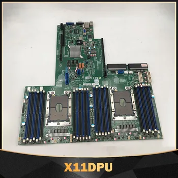 X11DPU За Сървърна дънна платка Supermicro 2-ро поколение Xeon Мрежови Процесори С Двоен Съединител NVMe x4 PCI-E 3.0 LGA-3647 DDR4