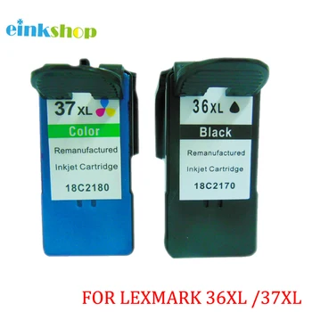 einkshop За Lexmark 36xl 37xl 36 37 Касети с Мастило за принтери Lexmark X3650 X4650 X5650 X5650es X6650 X6675 Z2420
