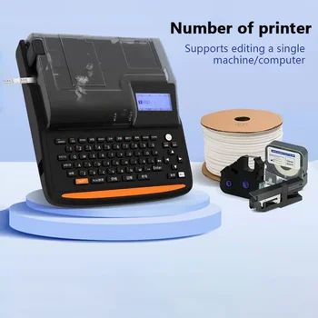 Автоматична последователност на номериране Машина P800 Е-Свиване на Тел последователност на номериране машина за Тръбна Принтер, Преносим Принтер за Етикети Лента, Стикер
