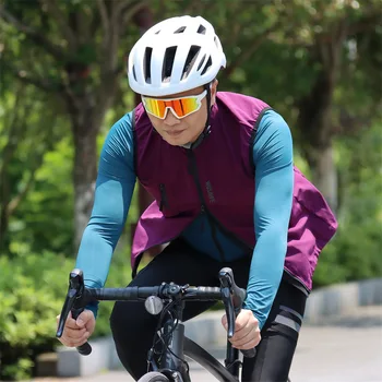 Велосипедна ветрозащитная ветровка, ежедневни жилетная яке, многоцветен пролетно-лятна яке