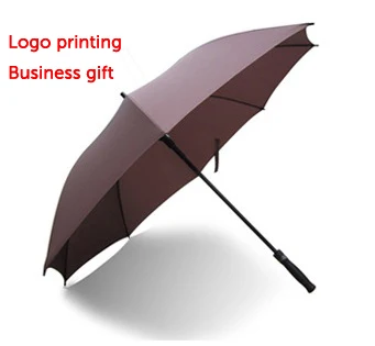 Висококачествен чадър за голф от понжи и фибростъкло, 8 До 27 инча, логото може да бъде отпечатан като рекламни подаръци