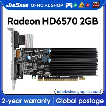 Графичен процесор на AMD JIESHUO HD 6570 2GB GDDR5, 128-битов 7-нм HD6570 2G За Настолни Компютърни видео игри Office 730,610,710 И така Нататък