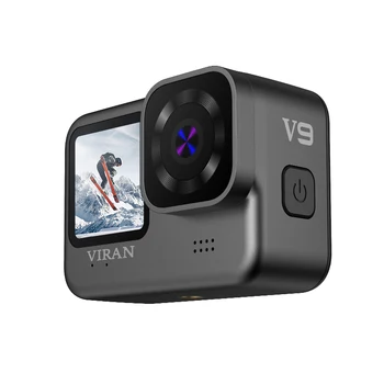 Екшън-камера за 4K 60 кадъра в секунда Стабилизирано Wi-Fi за каране на велосипед, Мотоциклет шлем с телевизор дистанционно управление Водоустойчива спортна камера IP68