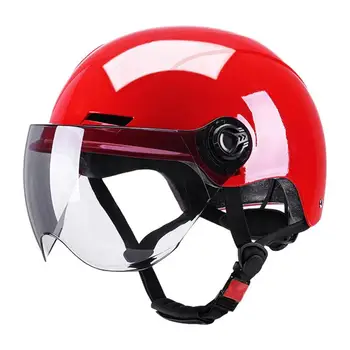 Електрически каски за мотоциклети, пътнически каране на вело каски за възрастни с подвижни защитни очила, удобни каски за мотоциклети