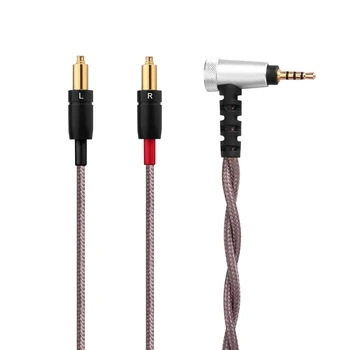 Кабел за слушалки Earmax за shure SRH1440 SRH1540 srh1840 Hearphone 2,5 mm 4,4 мм баланс Висококачествен монокристален меден кабел