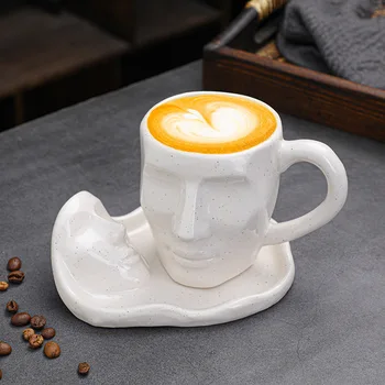 Колекция от керамични кафе на steins в европейски стил, креативна двойка, чаша, подаръчни чаши, ръчно изработени, на които може да се отпечатва лого