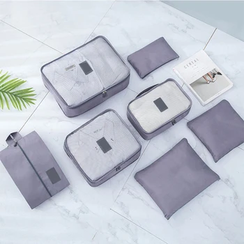 Кубчета за опаковане на багаж с цип, мултифункционален куфар, чанта за опаковане на дрехи за къмпинг