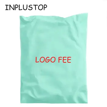 Куриерски чанти INPLUSTOP Express Поли, самозалепващи пощенски пакети, мятно-зелени пакети за логистика, лепило за дрехи, чанта за съхранение