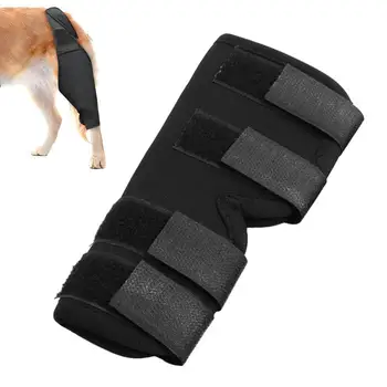 Кученце бандаж за скакателните стави, за стягане на краката, за кучета с нескользящими ивици, защита на ставите малко куче, регулируеми аксесоари за свободни ръце за кучета