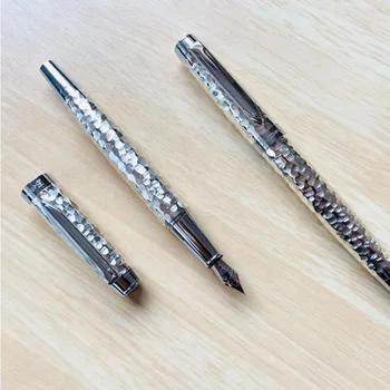 Латунная писалка ръчно изработени от неръждаема стомана F Iraurita, посеребренный съвет е инструмент за писане като личен подарък по индивидуална заявка
