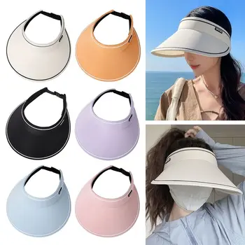 Лятна сгъваема солнцезащитная шапка с защита от uv с регулируема горна част, слънчеви очила, плажна шапка