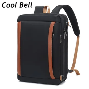 Марка Cool Bell, раница-месинджър, чанта за лаптоп, 17,3-инчов лаптоп, мъжки калъф за PC, раница за бизнес, директна доставка на 5610