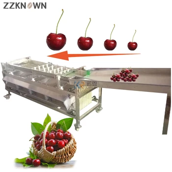 Машини за почистване на зърно и сортиране на Търговски високоефективен машина за сортиране на плодове с автоматично подаване на плодове