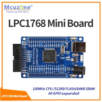 Мини-такса LPC1768 100 Mhz Cortex-M3, USB, EMAC, UART, SPI, I2C, ADC, КПР, SD NXP GPIO МОЖЕ