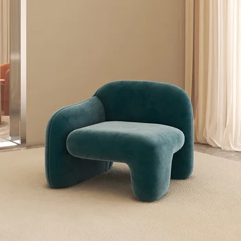 Модерни столове за дневна в скандинавски стил, мобилен диван, италианска хол, удобна луксозна подова стол, мебели за грим