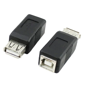 НОВ USB тип A за свързване към принтера скенера тип B адаптер за свързване на адаптер Преобразувател Конектори и Аксесоари на Едро