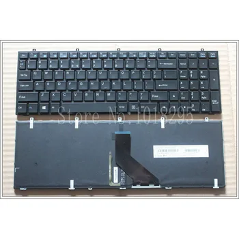 НОВА клавиатура за лаптопа в САЩ за Clevo Sager NP7352 NP7370, рамка за клавиатура с подсветка, САЩ