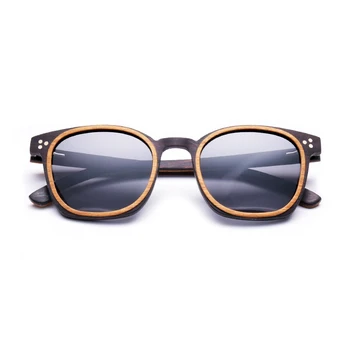 Нови дизайнерски дървени слънчеви очила в триизмерната рамка поляризирани слънчеви очила за мъже и жени ръчно изработени NCQ007