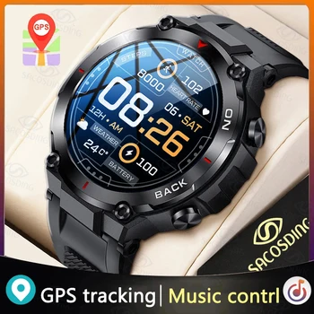 Новите смарт Часовници Man GPS Position Спорт На Открито Проследяване На Фитнес Сверхдолгом Режим на Готовност Мъжки Умни Часовници За Huawei, Xiaomi Android и ios