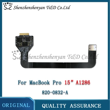 Оригинален тракпад A1286, тъчпад, лента гъвкав кабел за Macbook Pro 15,4 инча, 820-0832-A, 2009-2012 година на издаване