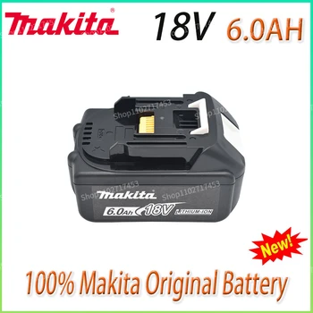 Оригинална Акумулаторна Батерия 18V Makita 6.0 Ah За Лаптопи с Led Литиево-йонна батерия Заместител на LXT BL1860B BL1860 BL1850