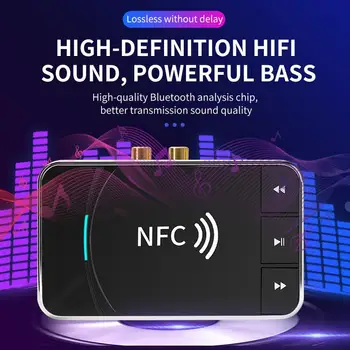 Предавател ниво Hi-Fi, интернет на големи разстояния, поддържа безжичен аудиоадаптер Nfc 3,5 мм, безжичен приемник, Nfc, стерео уредба