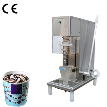 Производителите доставят търговска смесител за млечните коктейли смесител за орехово-ягодов сладолед