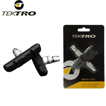 Спирачни накладки за планински велосипеди TEKTRO 836.12 V-образна форма на накладките, хидроизолация и против износване лицензионни V-образни спирачни накладки спирачни накладки
