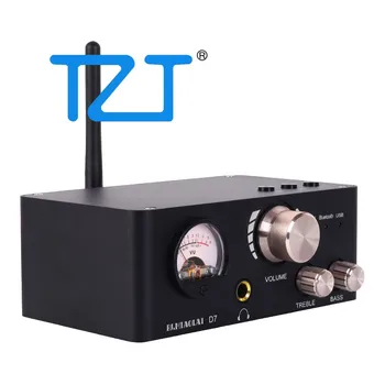 Усилвател за слушалки TZT PJ MIAOLAI D7 HIFI, Bluetooth 5.0 Усилвател на Мощност, с възможност за Регулиране на високите и басите честоти