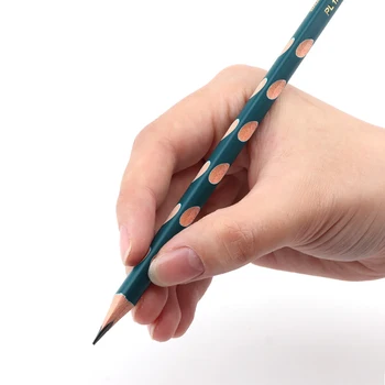 моливи HB 5шт. моливи с триъгълен модел за начално училище, коригиране на позицията на молив за улавяне на децата, канцеларски материали