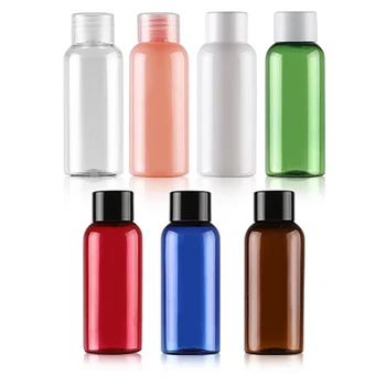 пластмасови бутилки с размери 100шт 50 мл за шампоан, за опаковане на течни продукти за грижа за кожата за етеричното масло