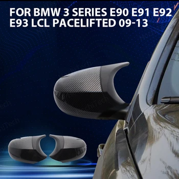 ярък черен Рестайлинговый automobile калъф Подмяна на 2 елемента Капаци огледала за обратно виждане, за BMW E90 E91 E92 E93 ИРТ M3 style